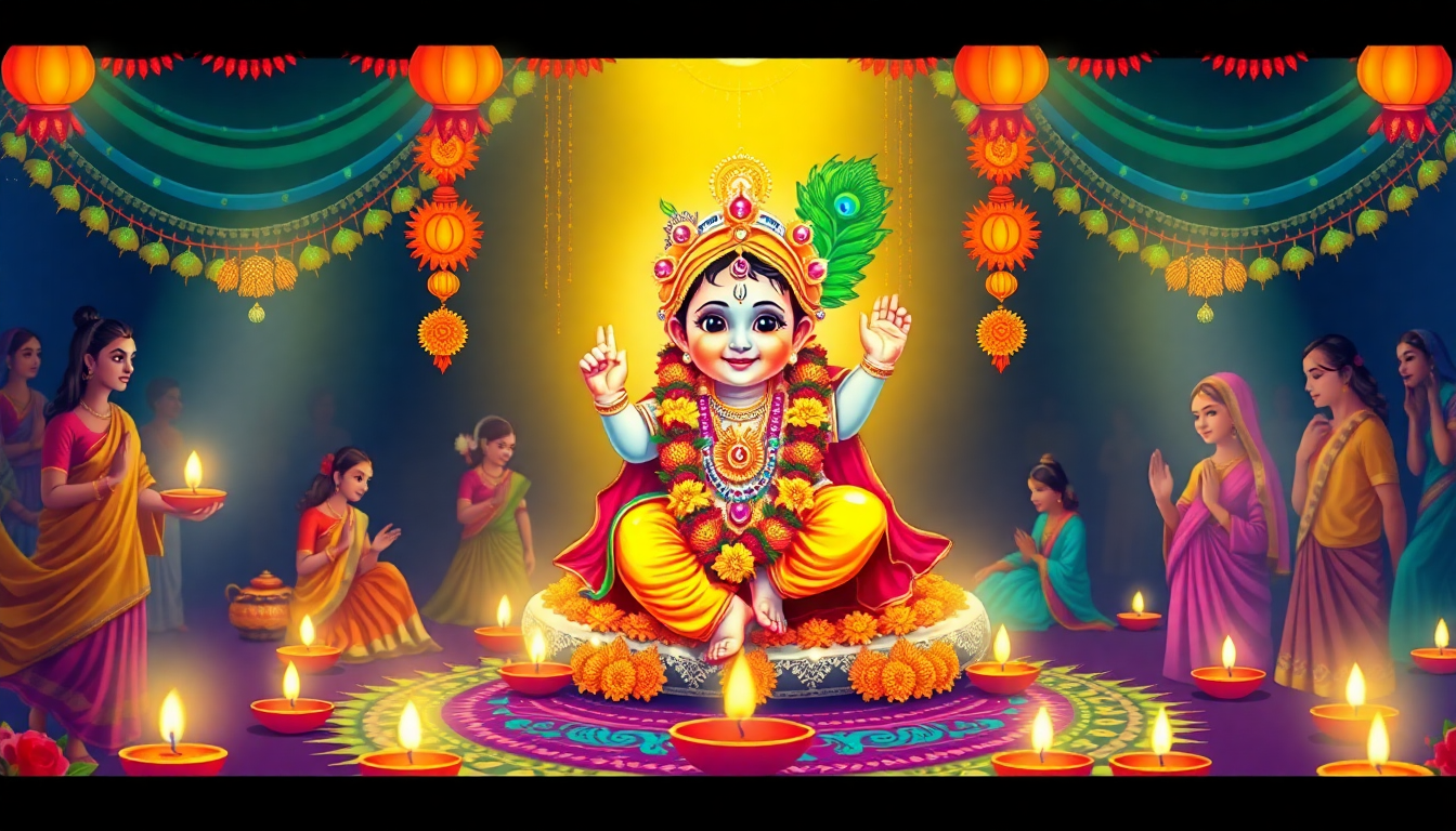 The Complete Guide: How to Celebrate Krishna Janmashtami with Joy and Devotion - MYLUXURY LANE ENTERPRISE